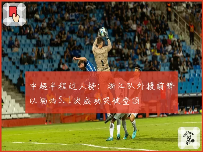 中超半程过人榜：浙江队外援前锋以场均5.1次成功突破登顶